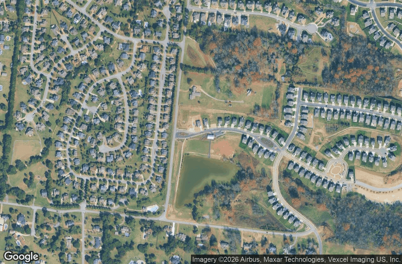 Aerial view of Norman Farm, Hendersonville